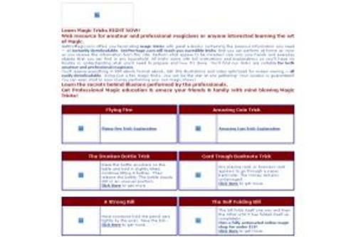 Product picture Magic Tricks Review Site